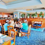 Oceanfront dining at Blue Room Cafe.