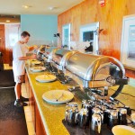 Fabulous buffet at the Blue Room Cafe.