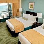 Triple sheeting on beds.