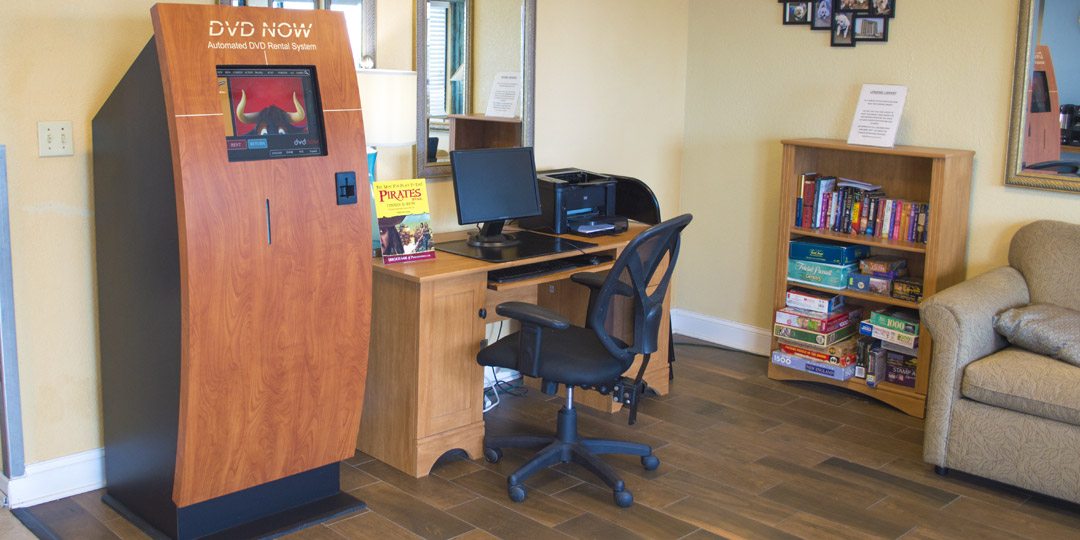 Ocean Park Resort DVD Kiosk and Business Computer