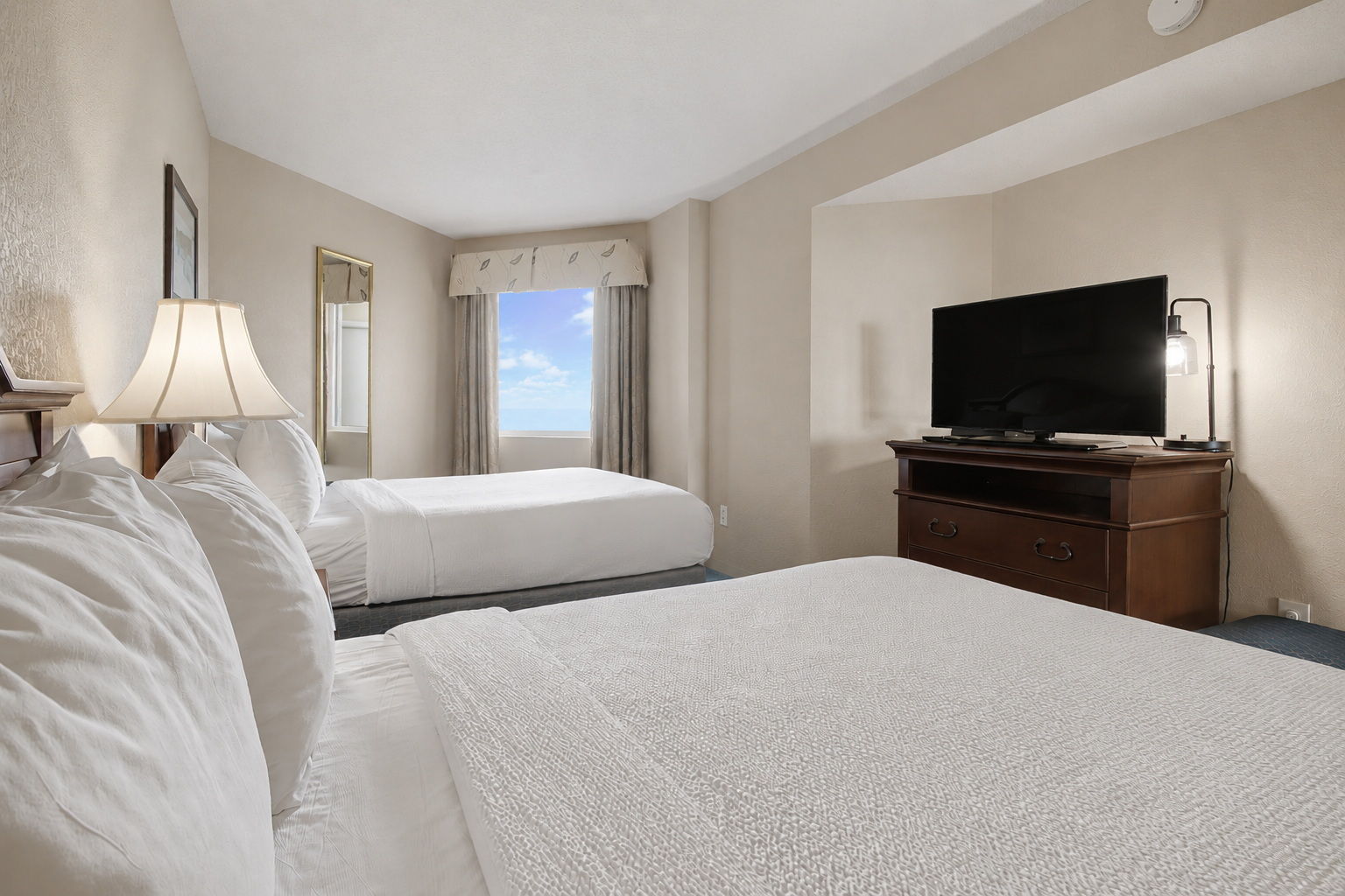Oceanfront Two Bedroom King, Two Doubles / Two Baths