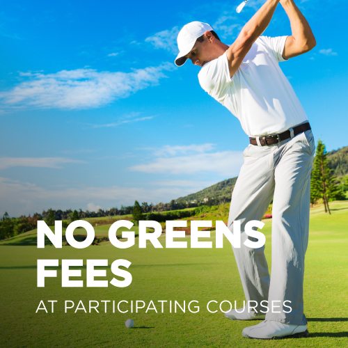 no greens fee golf program