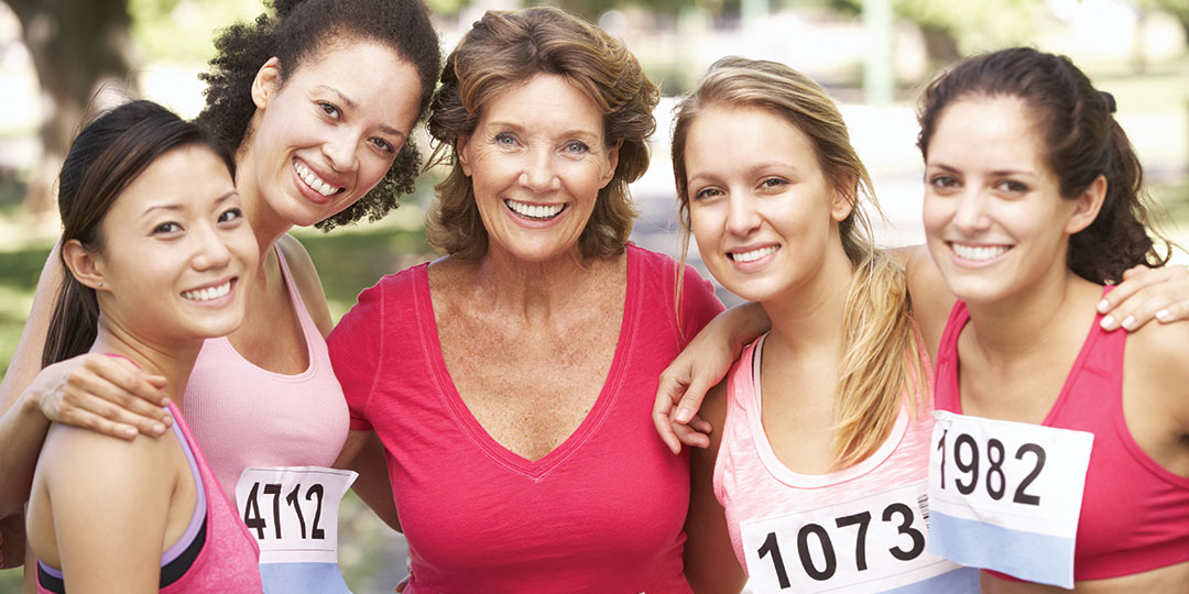 Women at a marathon